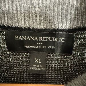 Banana Republic Charcoal Knit Top